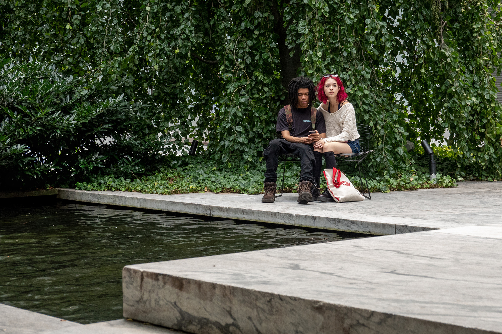 Christoph Radke, New York City, MOMA, young couple, 2022